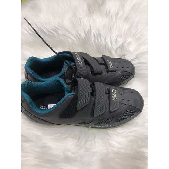 Louis Garneau Multi Airflex HRS-80 Cycling Shoes  Black Teal Mens 7.5 wm 9 EU40 main image 7